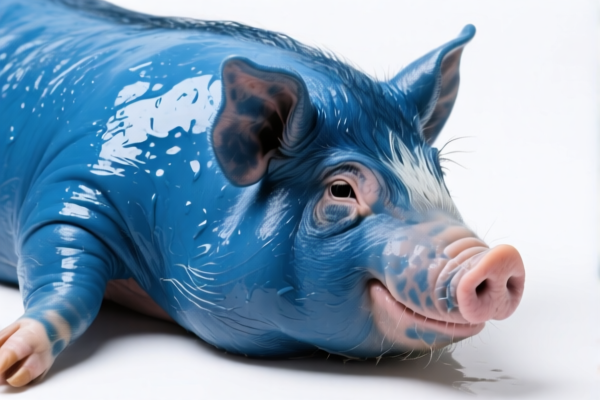 Image for Wet blue pig skin