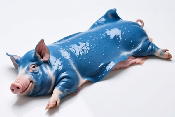 Image for Wet blue raw swine skin