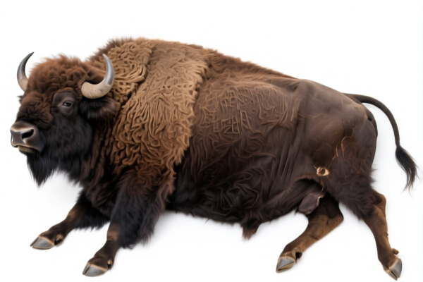 Whole buffalo hides, unsplit, full grains, not fancy leather