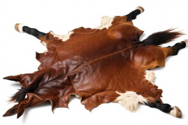 Whole equine hides, unsplit, full grains, not fancy leather