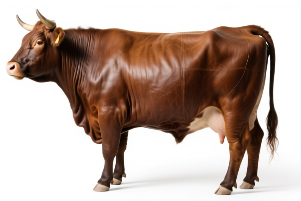 Unfinished bovine full grain leather