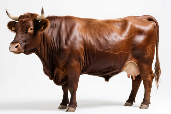 Unfinished bovine full grain leather