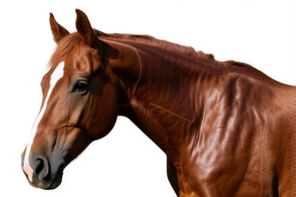 Equine full grain hides, fancy leather