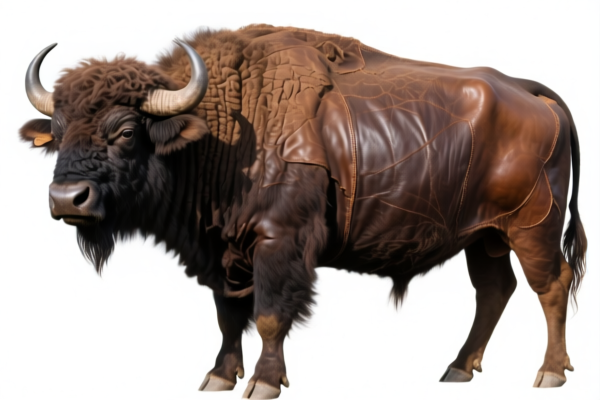 Medium thickness buffalo full grain leather for furniture