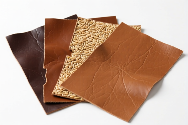 Bovine Grain Split Leather Sheets