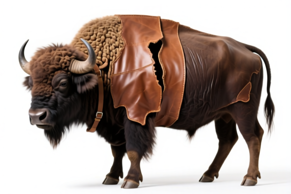 Buffalo Grain Split Leather