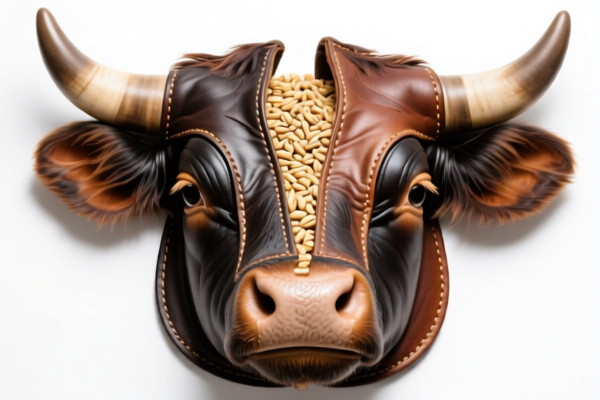 Fancy Bovine Grain Split Leather for Decoration
