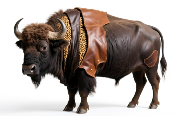 Buffalo Grain Split Leather for Automotive Interior