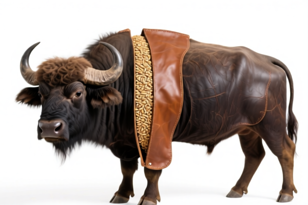 Buffalo Grain Split Leather for Crafts