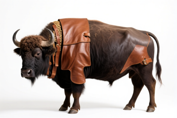 Buffalo Grain Split Leather for Garments