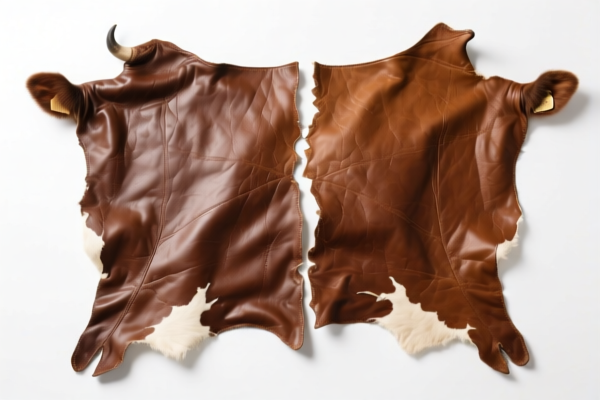 Bovine Whole Hide Leather, Grain Split