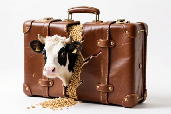 Bovine_Buffalo_Equine Grain Splits Leather Suitcase