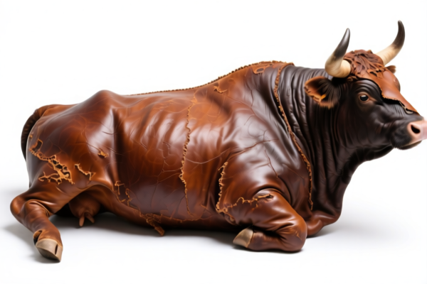 Image for Crusted bovine belly leather