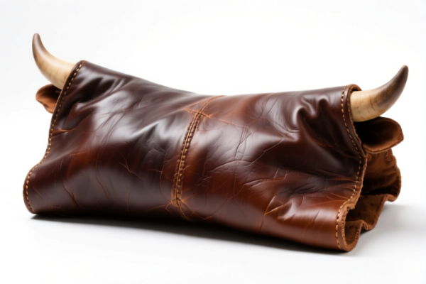Image for Crusted bovine belly leather