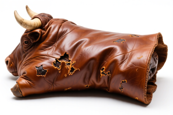 Image for Crusted bovine belly leather