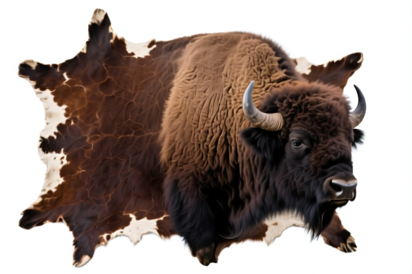 Whole buffalo hides and skins for decoration