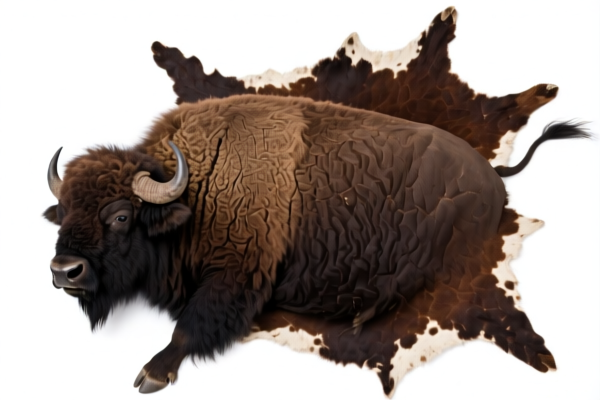 Whole buffalo hides and skins for decoration