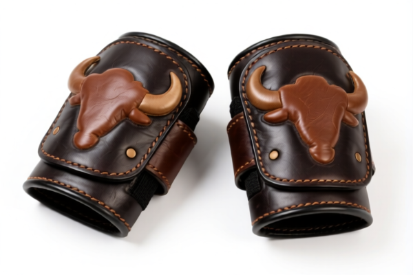 Image for Buffalo Leather Wrist Guards