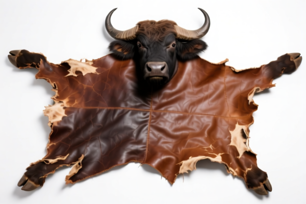 Buffalo Leather Raw Hides, Hairless, Other