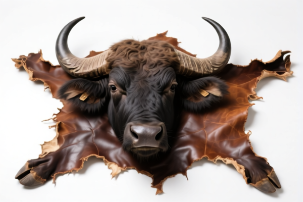 Buffalo Leather Raw Hides, Hairless, Other