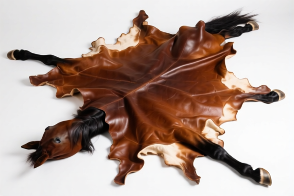 Fancy equine leather whole hides