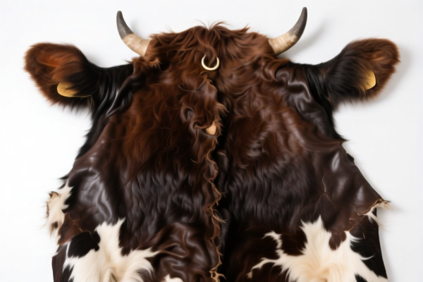 Image for Hair removed bovine leather whole hides