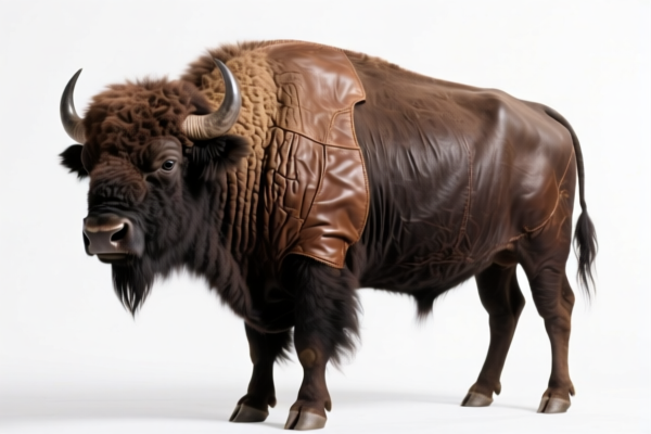 Buffalo Full Grain Leather for Industrial Use, Hairless