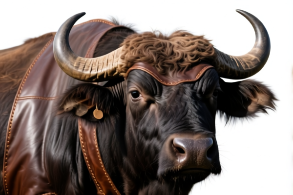 Buffalo Full Grain Leather for Industrial Use, Hairless