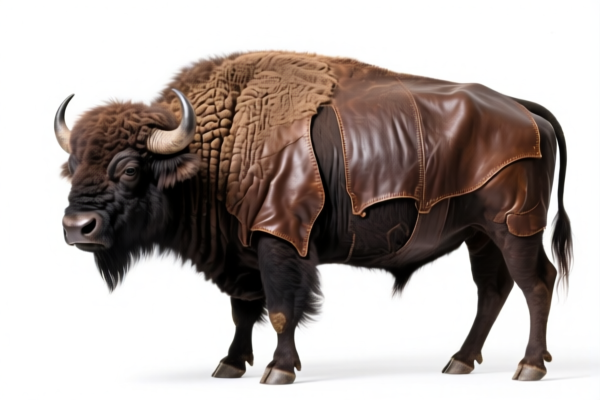 Buffalo Full Grain Leather for Shoe Making, Hairless