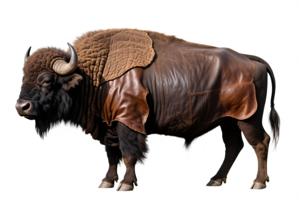 Buffalo Full Grain Leather for Shoe Making, Hairless