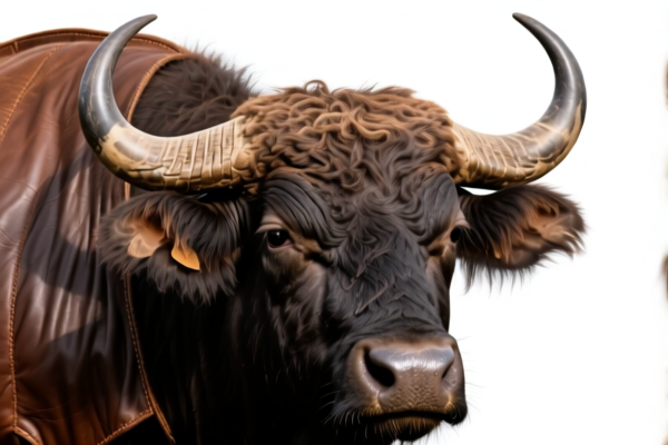 Buffalo Full Grain Leather, Hairless