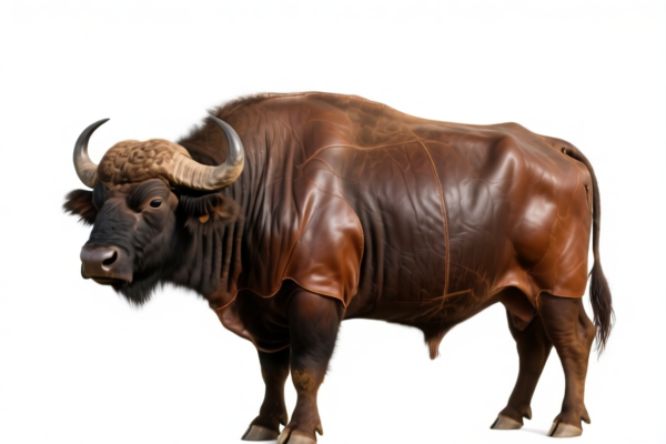 Buffalo Full Grain Leather, Hairless