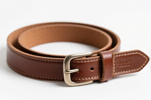 Undyed bovine belting leather