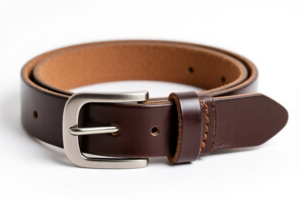 Unprocessed bovine belt leather