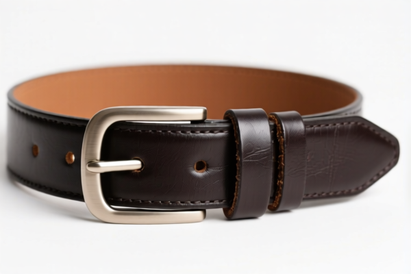 Unprocessed bovine belt leather
