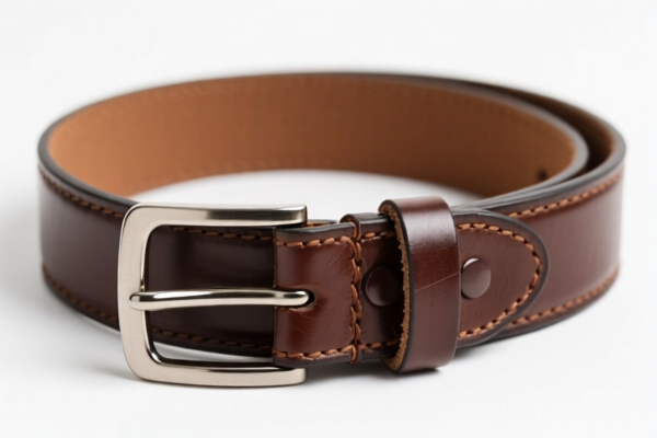 Unprocessed bovine belt leather