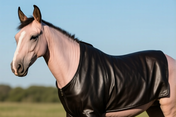 Hairless Equine Leather Semi