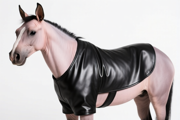 Hairless Equine Leather for Garments