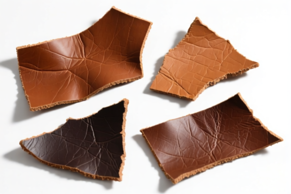 Bovine leather scraps (automotive interiors)