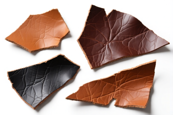 Buffalo leather scraps (automotive interiors)