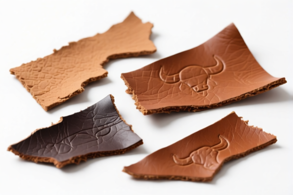 Buffalo leather scraps (automotive interiors)