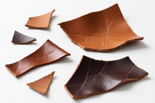 Equine leather scraps (automotive interiors)