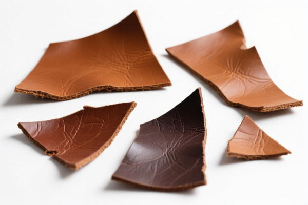 Equine leather scraps