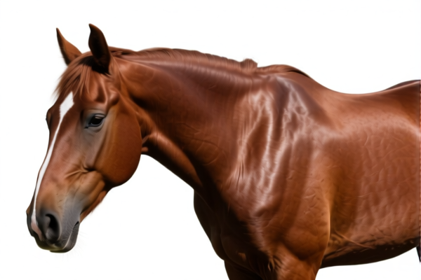 Full grain equine leather raw material