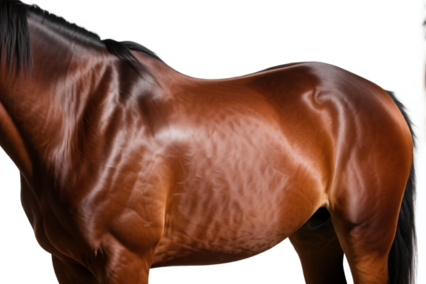 Full grain equine leather raw material