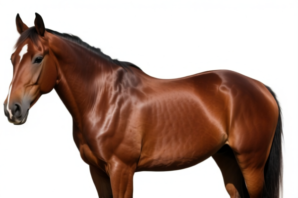 Full grain equine leather raw material