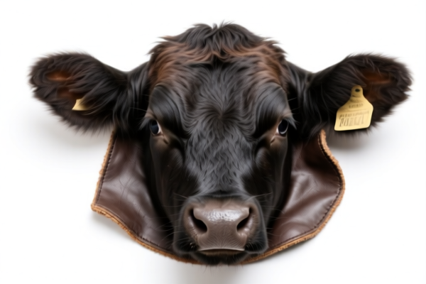 Raw bovine leather