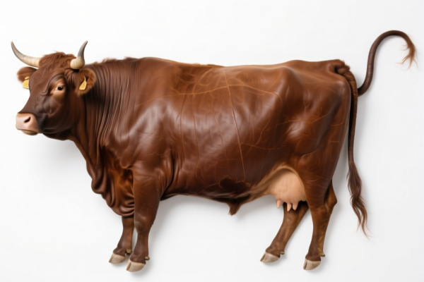 Raw bovine leather
