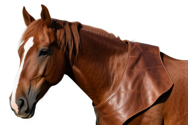 Raw equine leather