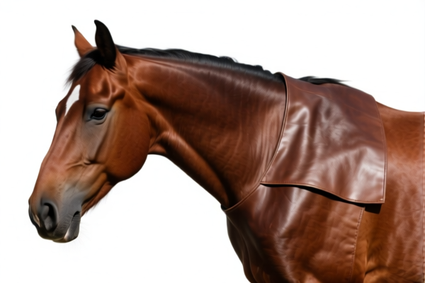 Untreated equine leather